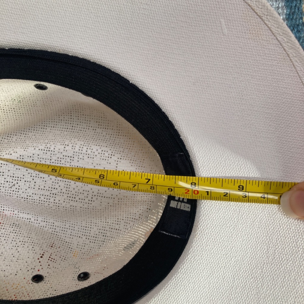 Hand painted cowboy garden festival hat - Picture 12 of 15